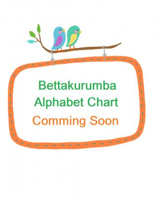 Bettakurumba Language Alphabet Chart